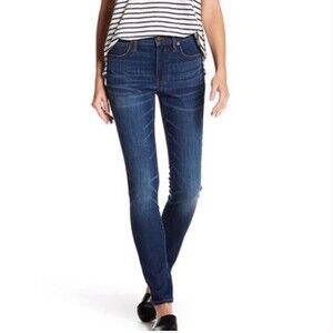Madewell 9” High Rise skinny dark Creston‎ wash style J4624 24